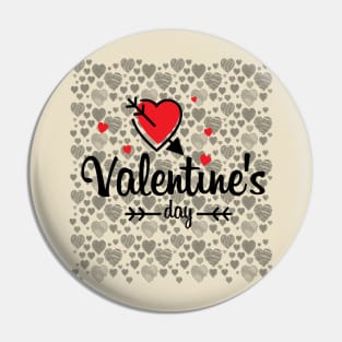 I love you For Ever,Valentine Day Pin