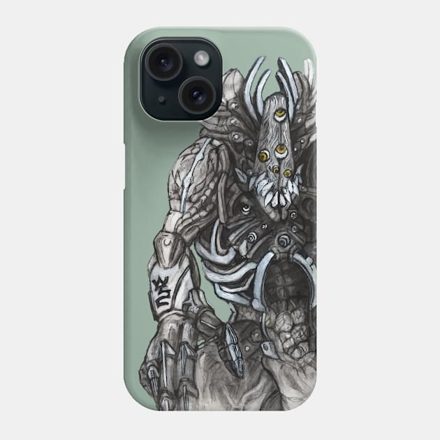 Sygrid Wraith's smile Phone Case by ArachnaVonFenrir