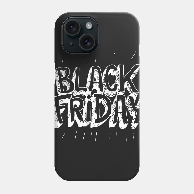 Black Friday Phone Case by benjistewarts