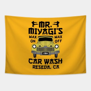 Mr Miyagi's Car Wash Tapestry