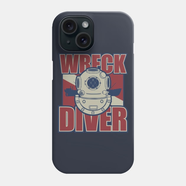 Wreck Diver Phone Case by TCP