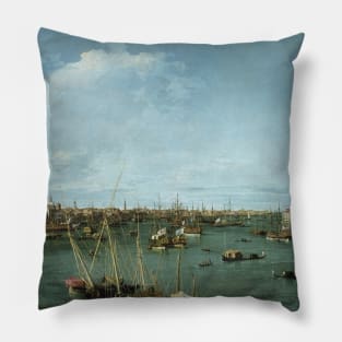 Bacino di San Marco, Venice by Canaletto Pillow