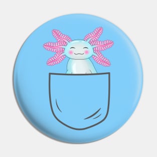 Pastel color Axolotl Pin