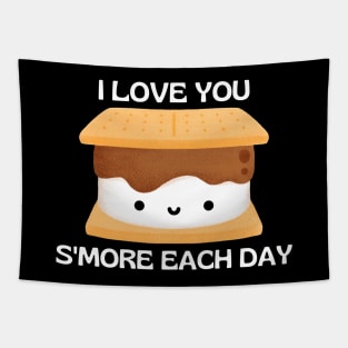 I Love You S'more Each Day | Cute Smore Pun Tapestry