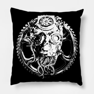 Steampunk Horror Pillow