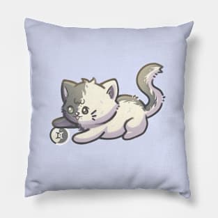 Zodiac Gemini - Astrology Horoscope Cat Pillow