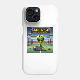 Area 51 Alien Pickleball Club #2 Phone Case