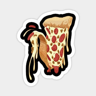 Sloppy Slice of Pizza Magnet