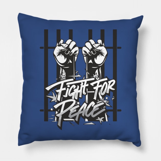 Fight for Peace Day – December Pillow by irfankokabi
