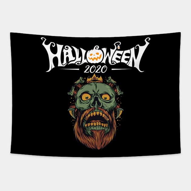 Halloween 2020 Tapestry by Macphisto Shirts