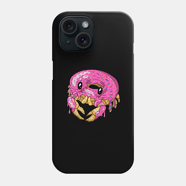 Cute crab donut Phone Case by Funner