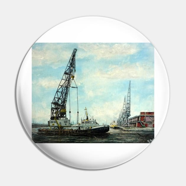 PLA CRANE SHIP SAMSON IN VICTORIA DOCKS  LONDON Pin by MackenzieTar