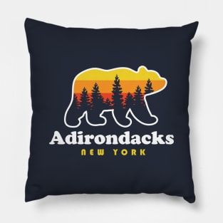 Adirondacks New York Bear Pillow