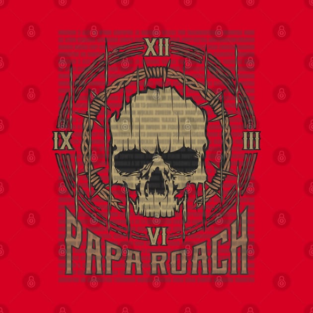 Papa Roach Vintage Skull by darksaturday