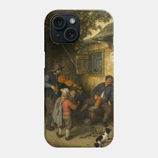 The Fiddler by Adriaen van Ostade Phone Case