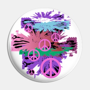 We want peace in pink Pin