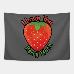 I Love You BERRY Much Tapestry