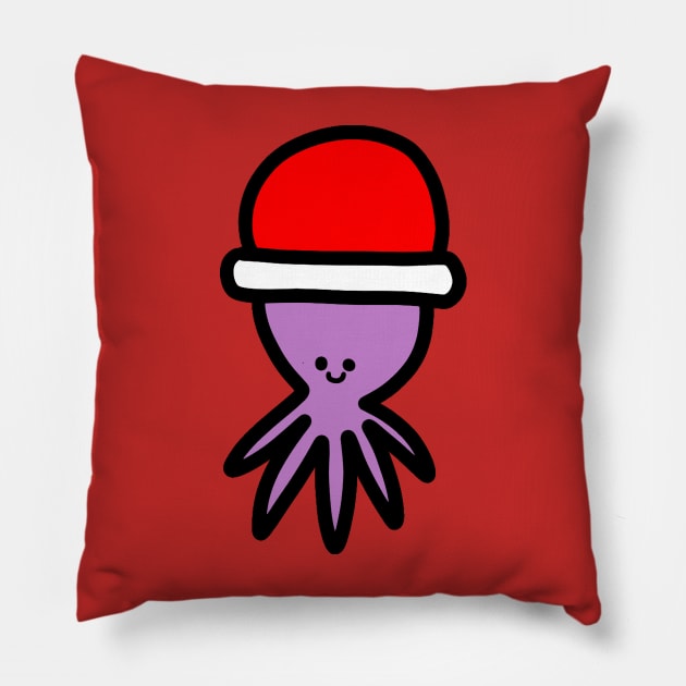 Red Hat Octopus Pillow by saradaboru