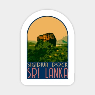 Sigiriya Sri Lanka Decal Magnet