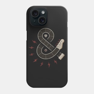 Ampersand rock guitar Phone Case