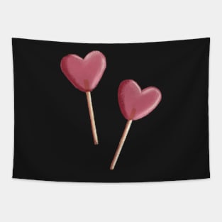 Heart Lollipops Tapestry