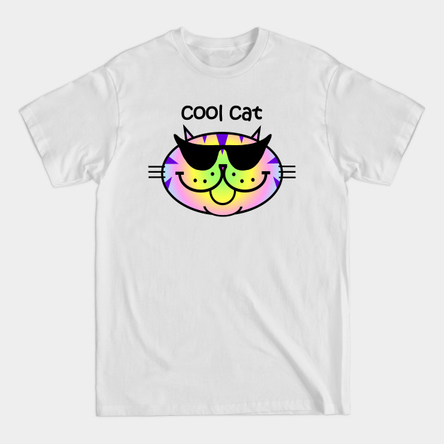 Discover Cool Cat 2 - Rainbow Tabby - Cat Cool - T-Shirt