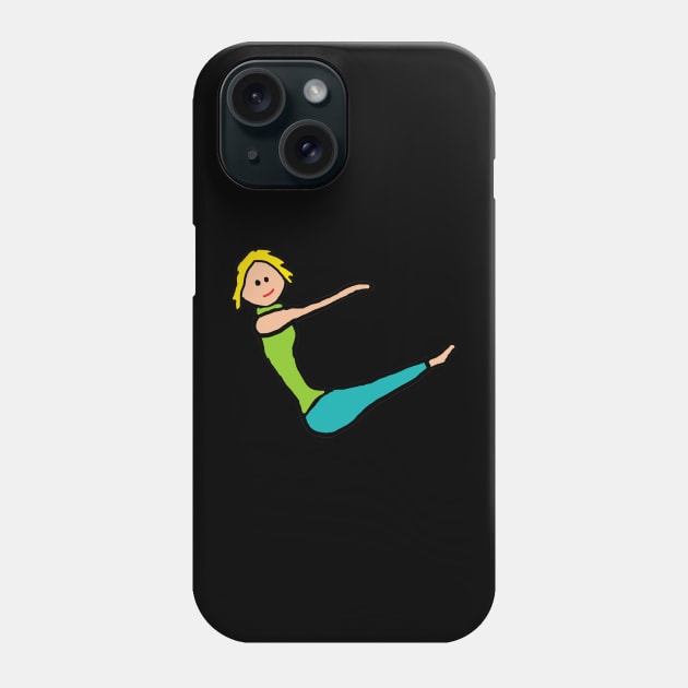 Pilates Phone Case by Mark Ewbie