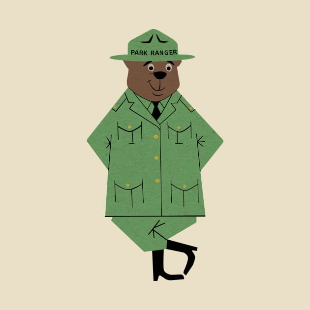 Park Ranger Bear by DustinCropsBoy