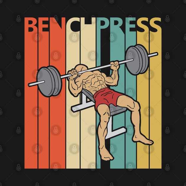 Bench Press Gifts - Vintage 1980s Bench Press by GWENT