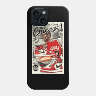 BASKETBALLART - CHICAGO JORDAN Phone Case