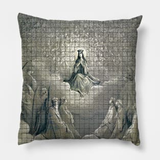 Lady venerated in the heavenly firmament Pillow