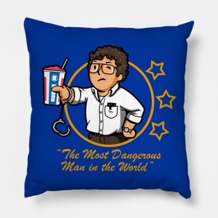 Russian Scientist Dr. Alexei 80's Sci-fi TV Series Cartoon Pillow