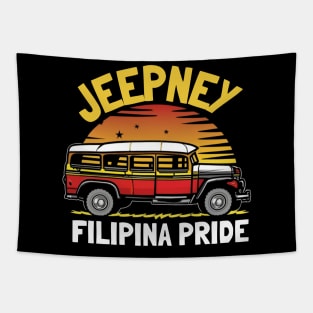 Jeepney, Philippines pride Tapestry