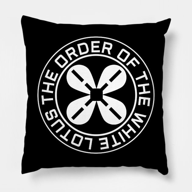 White lotus - style japan Pillow by RADIOLOGY