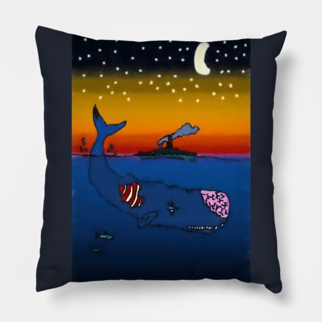 Zombie Whale - a collaboration with my younger brother Pillow by PerrinLeFeuvre