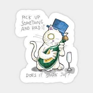 Dapper Cat - Spark joy Magnet