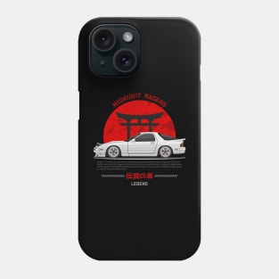 Street Tuner White FC3S RX7 JDM Phone Case