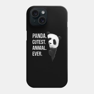 Panda. cute Animal Ever | Trendy Pandabear Artwork Phone Case