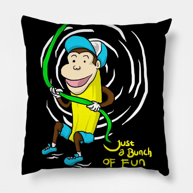 JUST A BUNCH OF FUN Pillow by Candy Store