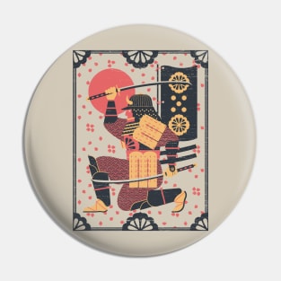 S is for Samurai (art print) Pin