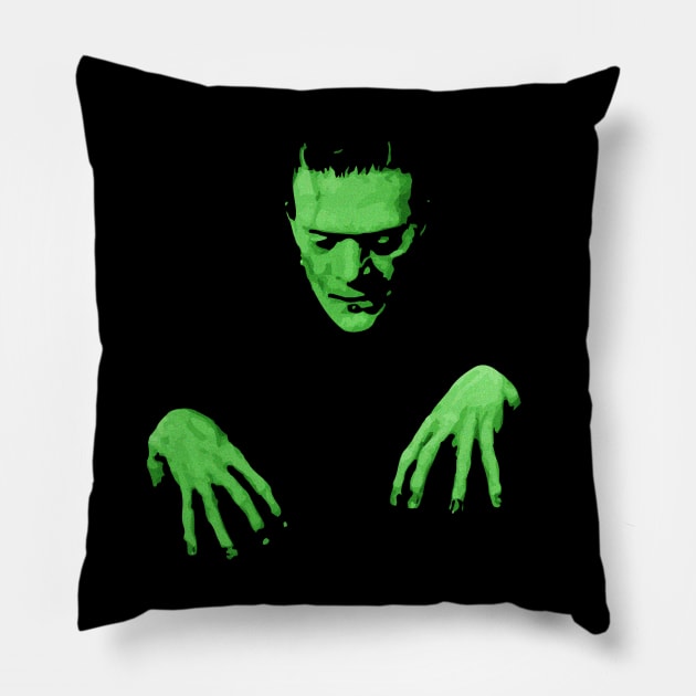 Classic Horror Movie Pillow by IndieTeeshirt