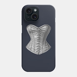 Illusion Black Denim Corset Phone Case