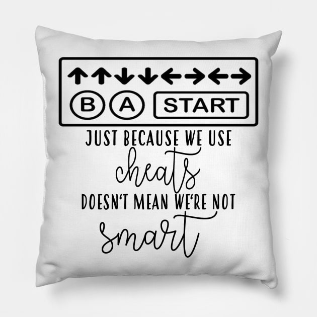 Konami Code Cheats Smart Pillow by frickinferal