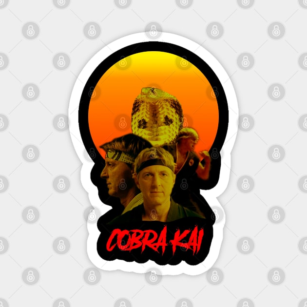 cobra kai - jhonny lawrence Magnet by iniandre