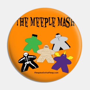 Meeple Mash, orange Pin