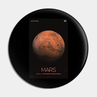 Mars The Red Planet | Solar System & Beyond Pin
