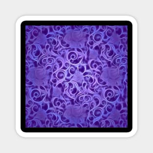 Floral Purple Passion Magnet