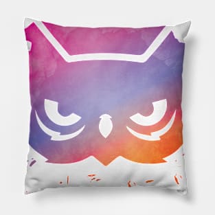 Watercolor Owl Pillow