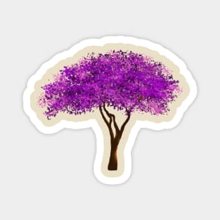 Pink tree Magnet