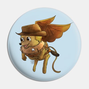 Deputy Zeke: The Orphan Opossum II Pin